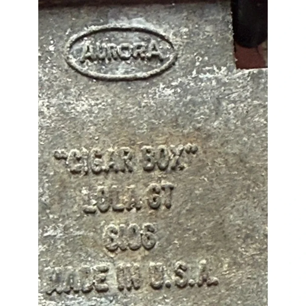 Vintage Aurora Cigar Box Lola GT 6106 Diecast Car Silver